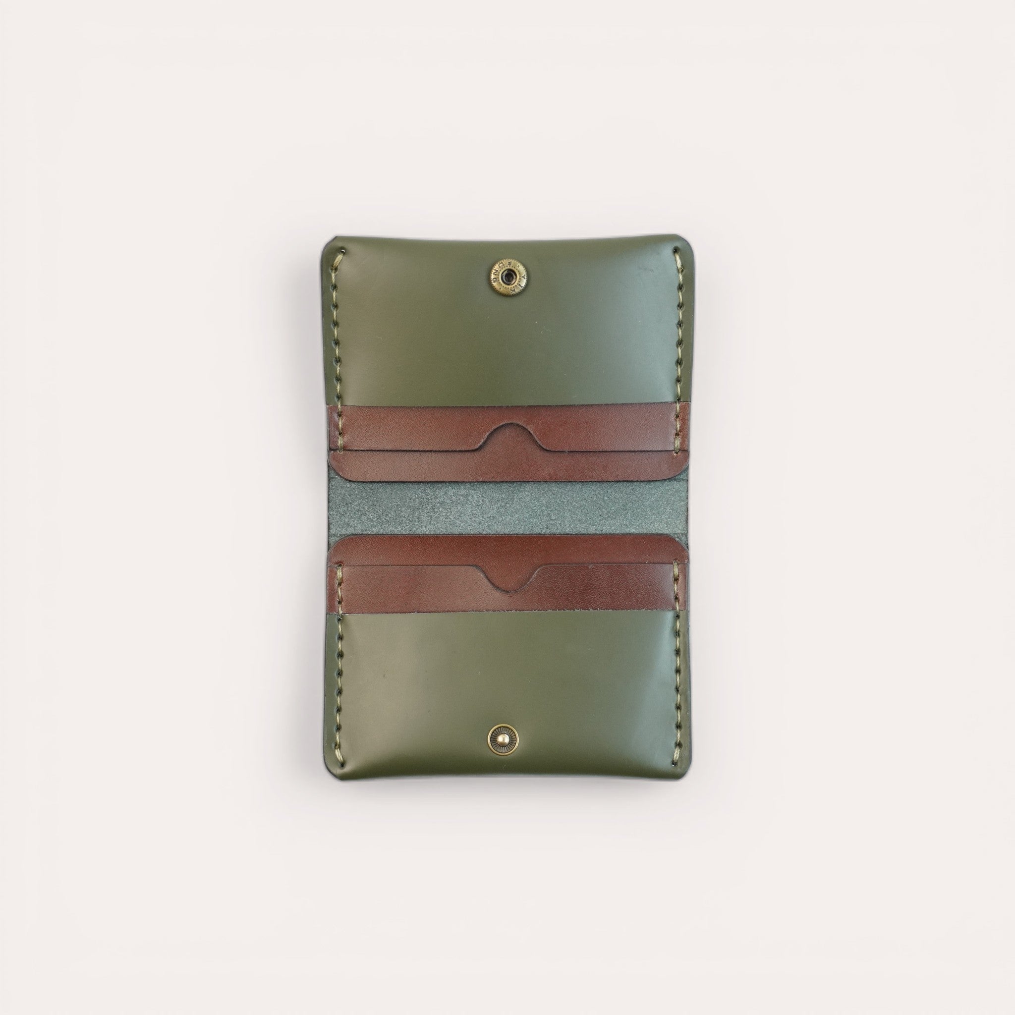 The 6s Bifold - Green | Brown