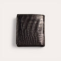 The 4s Bifold - Black Croco