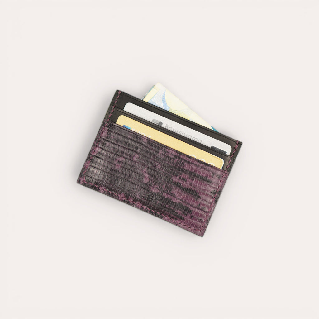 The 5S Card Holder - Purple Lizard