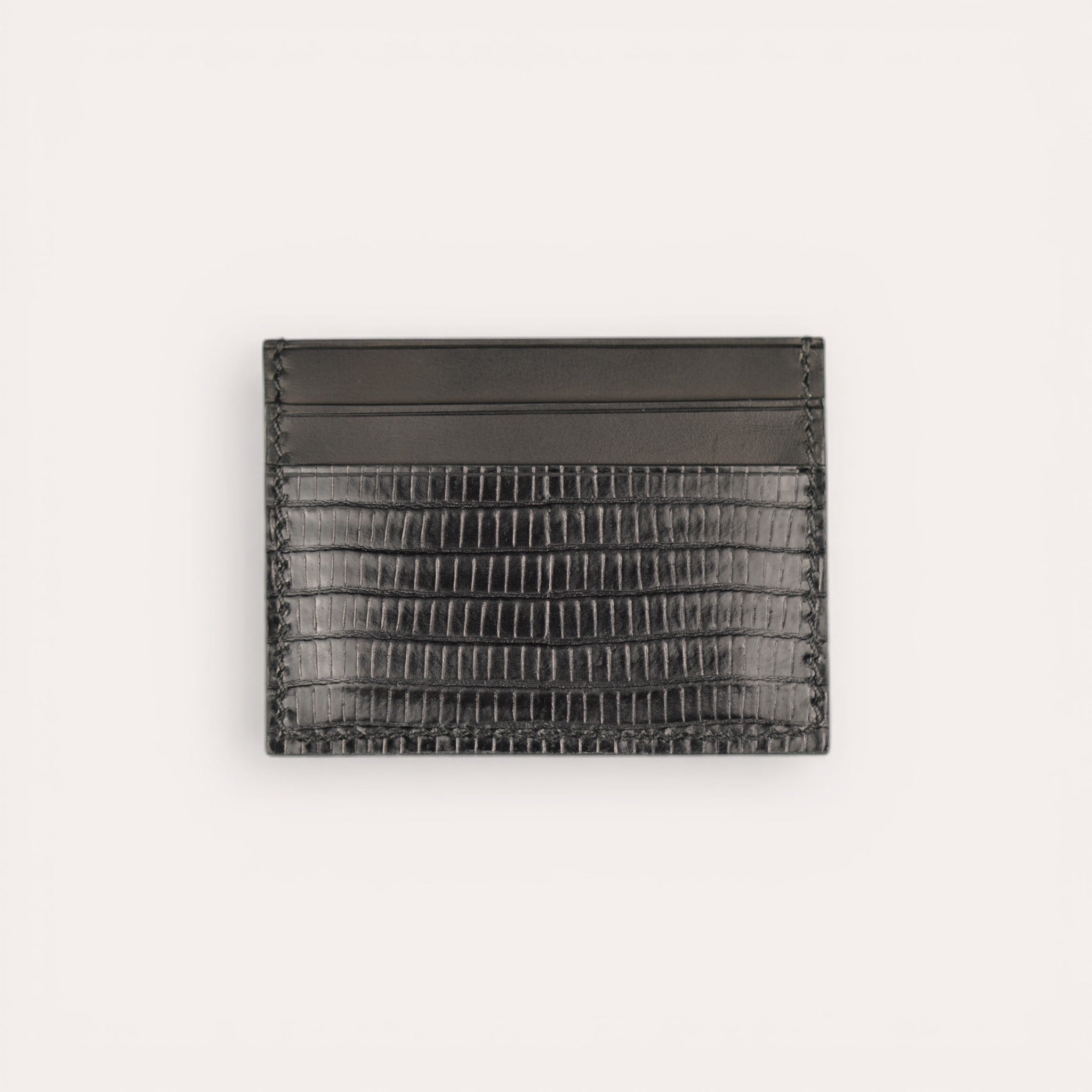 The 5S Card Holder - Black Croco