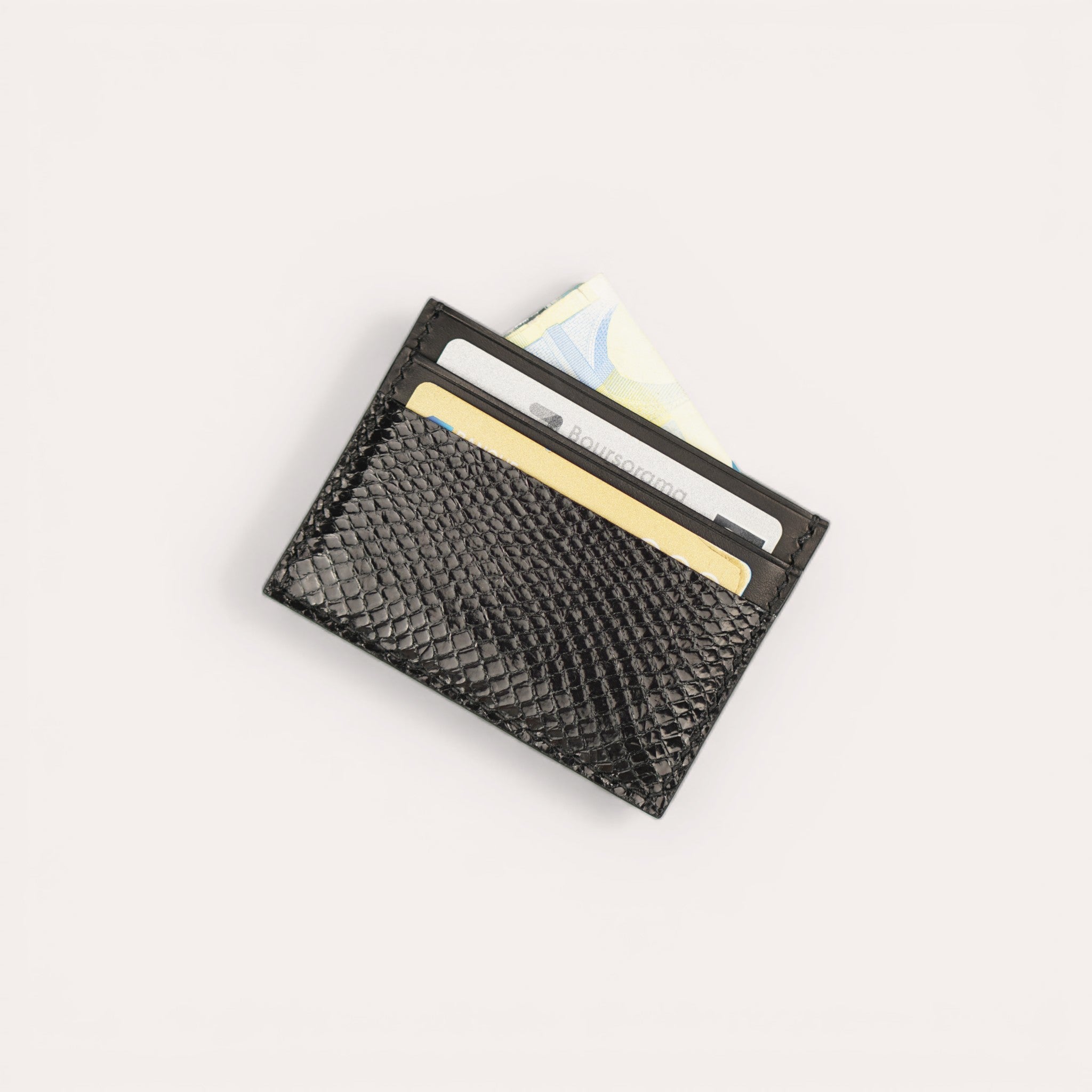The 5S Card Holder -  Black Snake