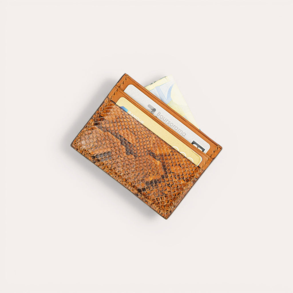 The 5S Card Holder - Limited Edition : Caramel Snake
