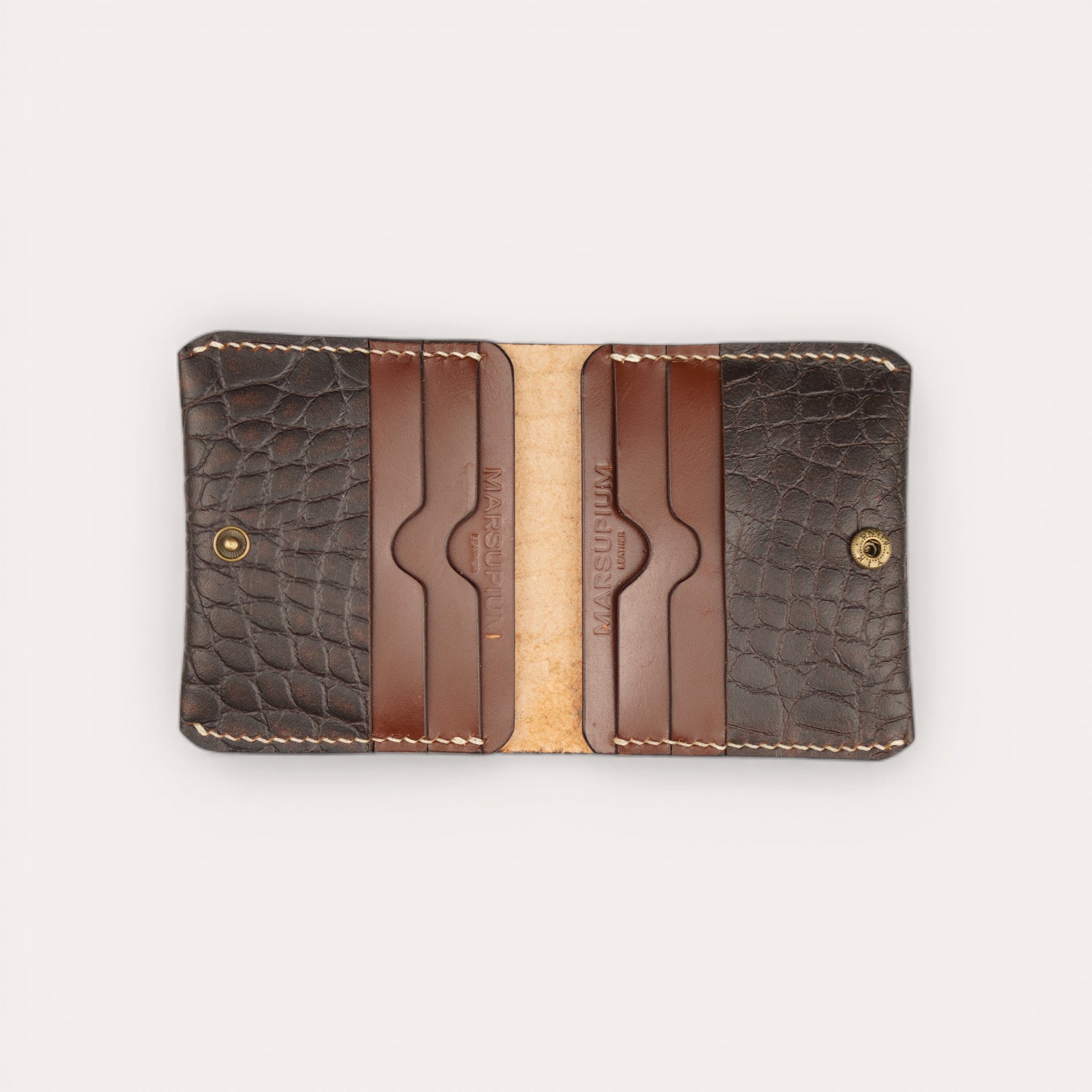 The 8s Bifold 1.0 - Brown Croco