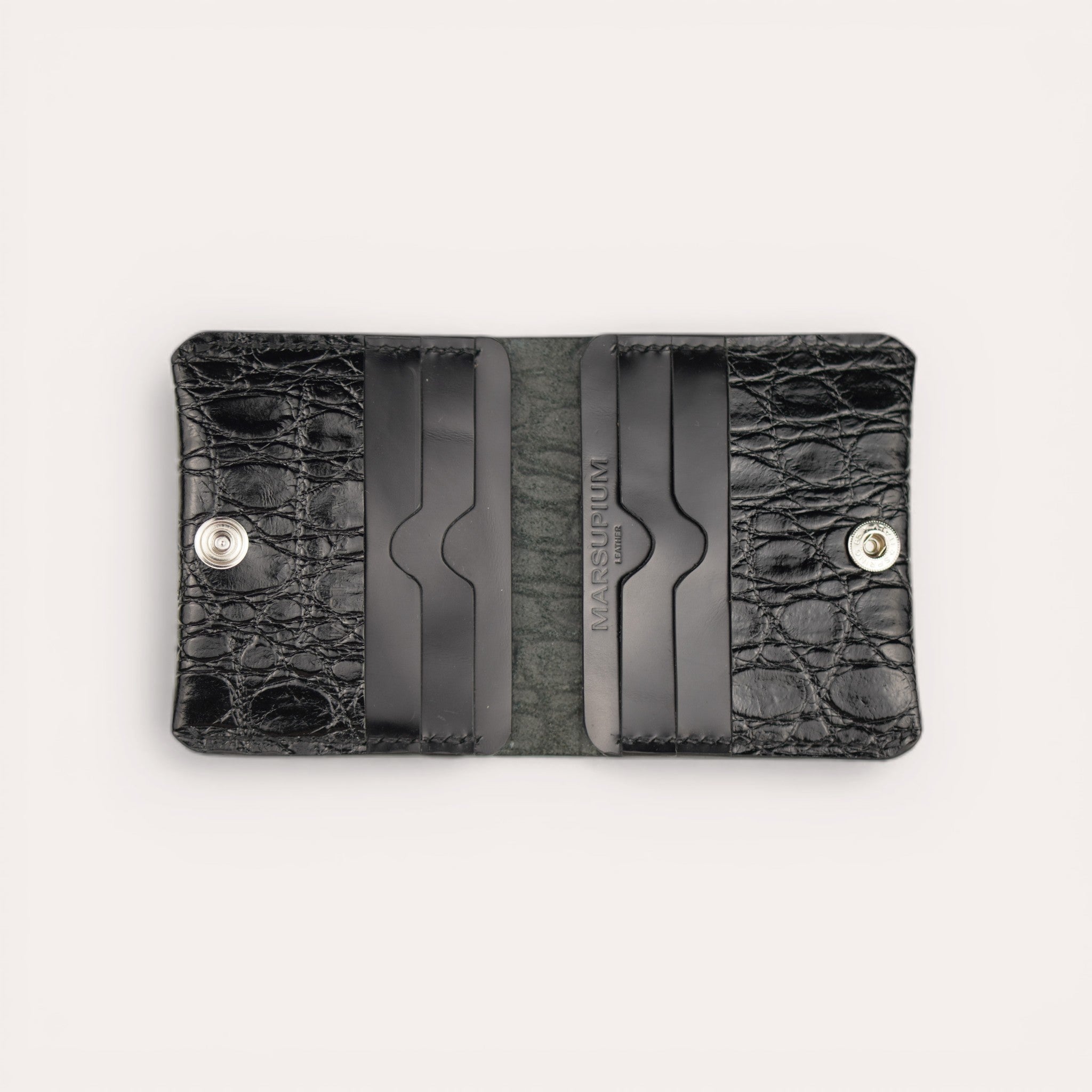 The 8s Bifold 1.0 - Black Croco