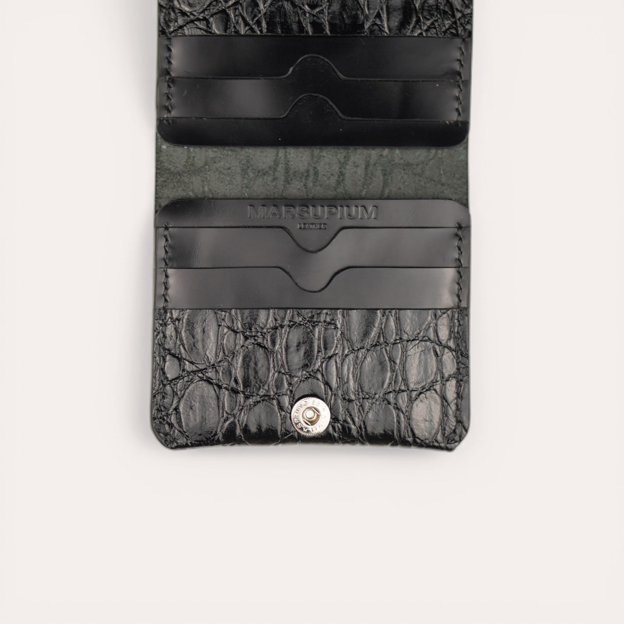 The 8s Bifold 1.0 - Black Croco