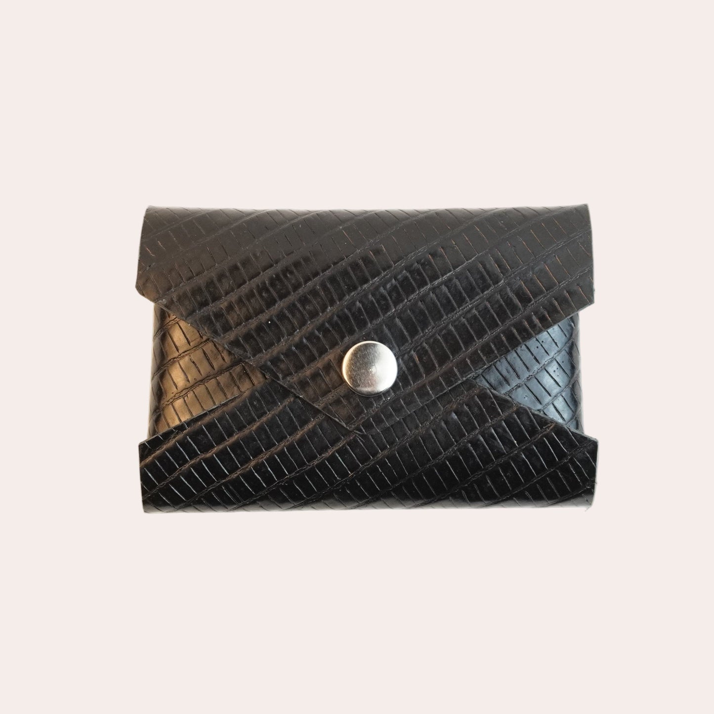 Wallet l'enveloppe 1.0 black croco